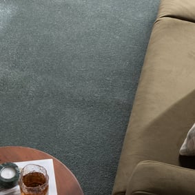 Kurzflor Teppich - Essenza Blau - product