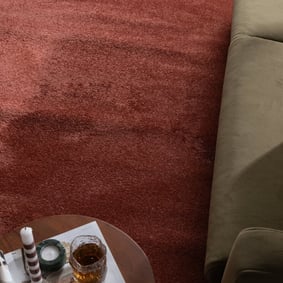 Kurzflor Teppich - Essenza Terrakotta - product