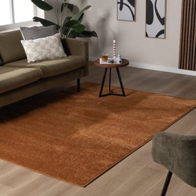 Kurzflor Teppich - Essenza Orange