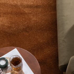 Kurzflor Teppich - Essenza Orange - product