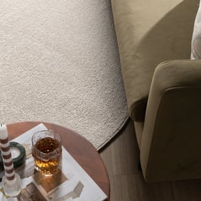 Runder Kurzflor Teppich - Essenza Creme - product