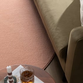 Runder Kurzflor Teppich - Essenza Rosa - product