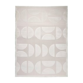 Outdoor-Teppich Wetterfest - Everly Circles Weiß - product