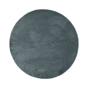 Runder Kurzflor Teppich - Essenza Blau - product