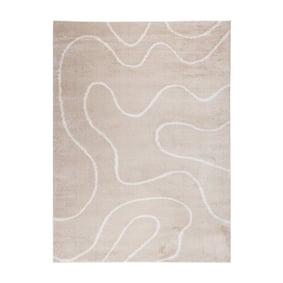 Waschbarer Teppich - Myrre Swirl Beige - product