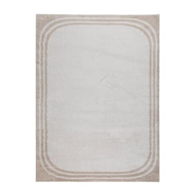Waschbarer Teppich - Myrre Border Beige - product