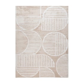 Waschbarer Teppich - Myrre Abstract Beige - product