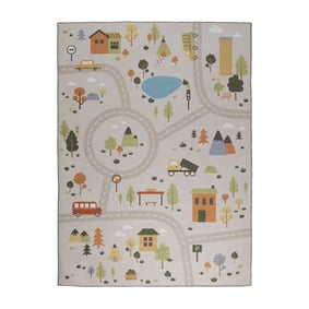 Auto Spielteppich - Rocky Ride Grau - sfeer