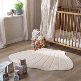 Kinderteppich Waschbar - Coco Muschel Beige