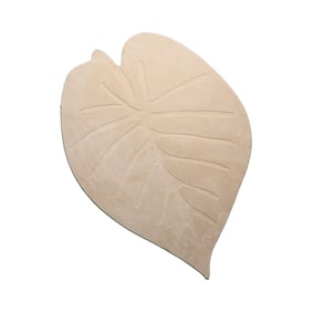 Kinderteppich Waschbar - Coco Blatt Beige - sfeer