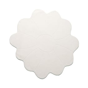 Kinderteppich Rund - Coco Blume Weiß - product