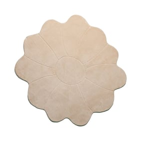 Kinderteppich Rund - Coco Blume Beige - product