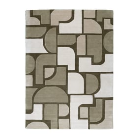 Abstrakt Teppich - Vienna Retro Grün - product