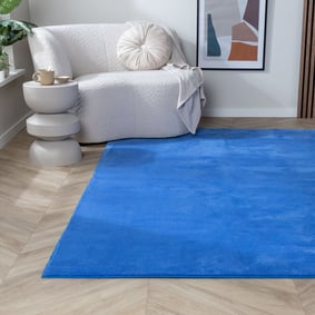 Waschbarer Teppich - Vivid Blau
