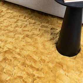 3D Teppich Flauschig - Moon Gelb - product