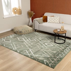 Berberteppich - Blend Diamond Grün