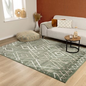 Berberteppich - Blend Diamond Grün