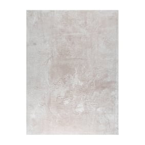 Waschbarer Flauschiger Teppich - Shimmer Creme - product
