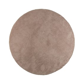 Weicher runder Teppich – Teddy Braun - product