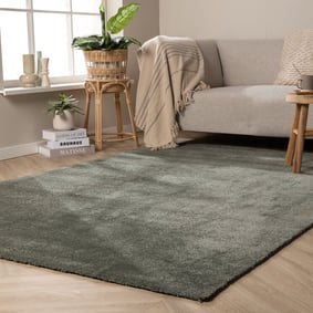 Waschbarer Teppich - Clean Grün