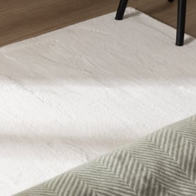 Flauschiger Läufer - Cozy Weiß - product