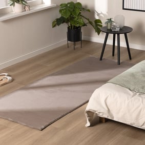 Flauschiger Läufer - Cozy Creme
