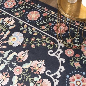 Teppich Vintage - Bibi Medaillon Blau - product