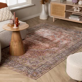 Orientteppich - Liva Mandala Terrakotta