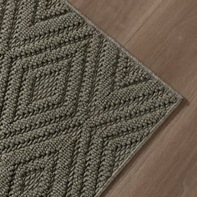 Teppich Läufer - Hidde 3D Diamond Grün - product