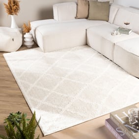 Teppich Skandinavisch - Lova Lines Creme
