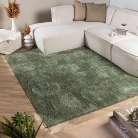 Teppich Skandinavisch - Lova Orbit Grün 