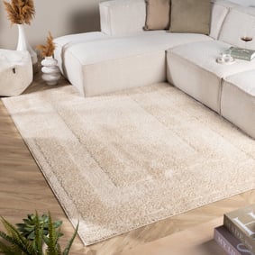 Teppich Skandinavisch - Lova Border Beige