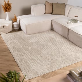 Teppich Skandinavisch - Lova Lines Beige
