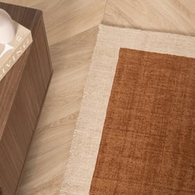 Wollteppich - Valencia Border Terra Creme - product