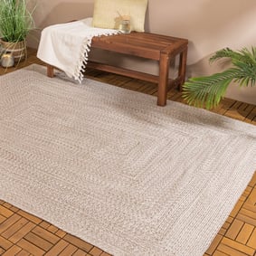In- & Outdoor Jute Teppich - Bali Beige
