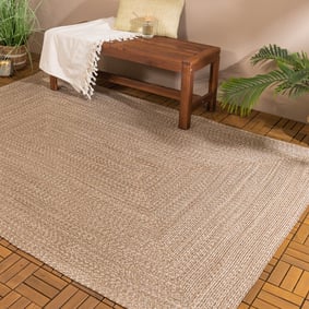 In- & Outdoor Jute Teppich - Bali Braun