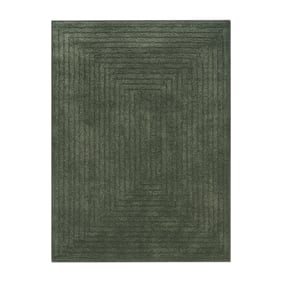 Teppich Skandinavisch - Lova Lines Grün - sfeer