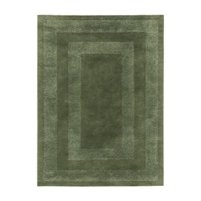 Teppich Skandinavisch - Lova Border Grün - sfeer