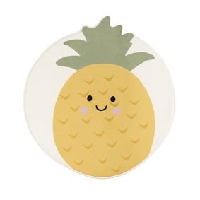 Waschbarer Kinderteppich - Berry Ananas Gelb - product