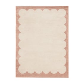 Waschbarer Teppich - Myrre Rosa Weiß - sfeer