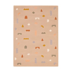 Teppich Kinderzimmer - Lux Geo Bunt Beige - product