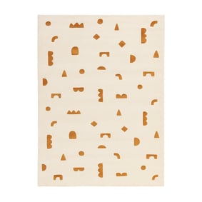 Teppich Kinderzimmer - Lux Geo Terra Weiß - product