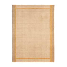 Wollteppich - Valencia Border Taupe Gelb - product