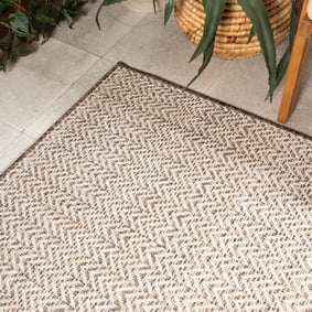 Garten Teppich - Nusa Lines Braun - product