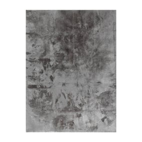 Waschbarer Flauschiger Teppich - Shimmer Grau - product
