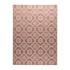 In- & Outdoor Teppich - Rio Flower Rosa - sfeer