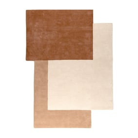 Wollteppich Abstrakt - Jules Creme Terra - sfeer