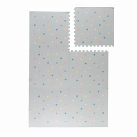 Puzzlematte - Alfie Dots Hellgrau - sfeer
