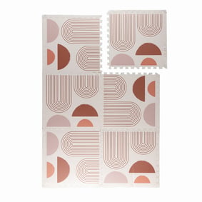 Puzzlematte - Alfie Arches Hellgrau Multi - sfeer