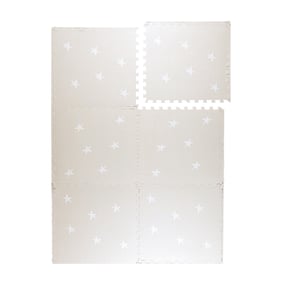 Puzzlematte - Alfie Stars Grau/Beige - sfeer